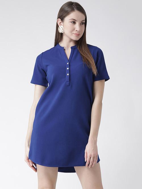 women's  solid dress - 15852319 - Very Small Image - 1