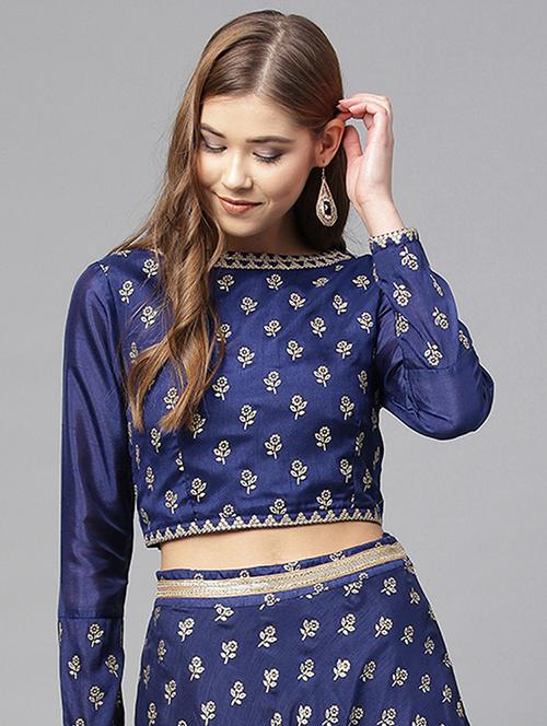 foil printed blouse - 15852430 - Very Small Image - 1