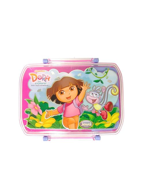 jewel grab it medium lunch box for school kids, dora - 15852957 - Very Small Image - 1