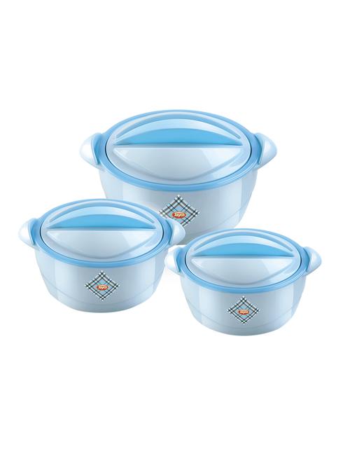 jayco platina insulated casserole set of 3, blue (1000,2000,3500) - 15853095 - Very Small Image - 1