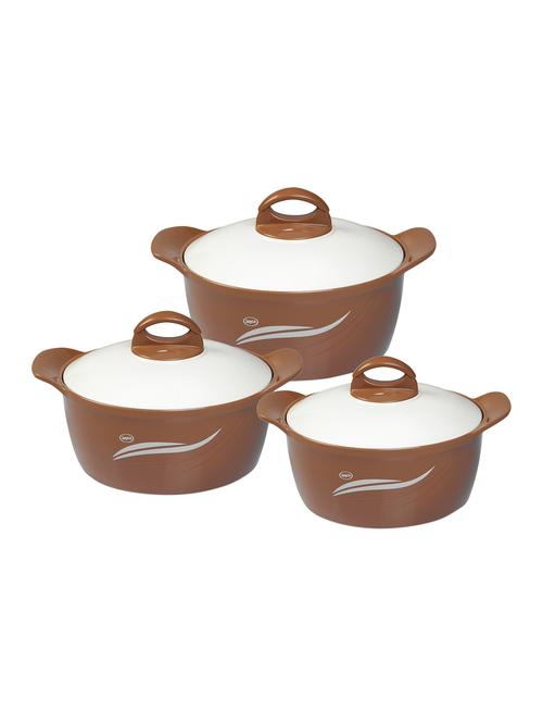 jayco regent insulated casserole small set of 3, brown (600, 1200, 2000) - 15853116 - Very Small Image - 1