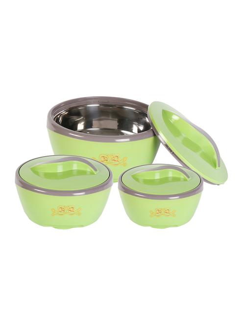 jayco status plastic casserole set of 3, green (600/1200/2000) - 15853152 - Very Small Image - 1