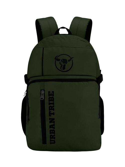 olive polyester backpack - 15854137 - Very Small Image - 1