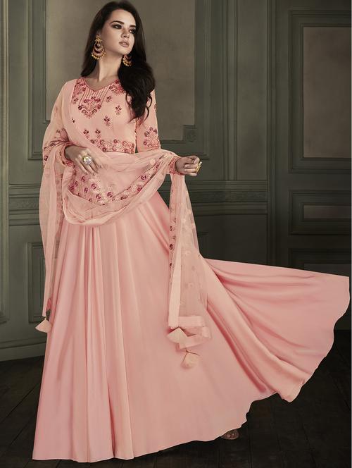 embroidered flared suit set - 15855763 - Very Small Image - 1