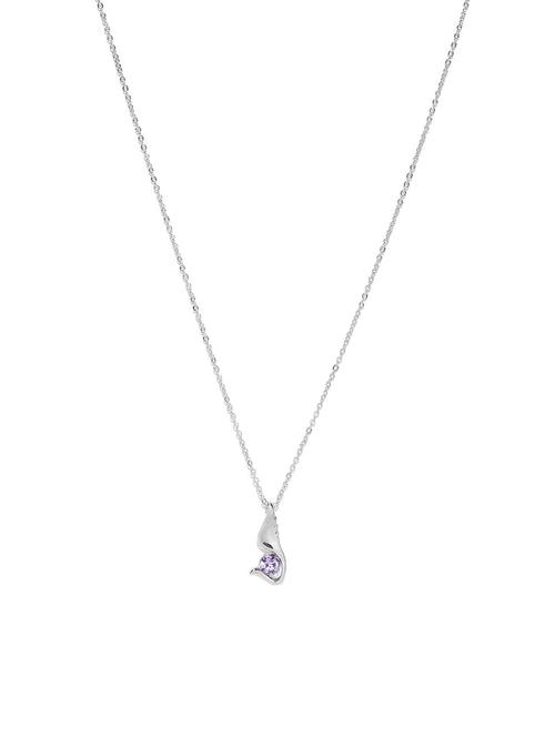 purple silver plated pendant - 15855928 - Very Small Image - 1