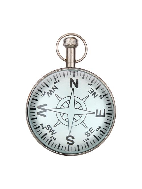 nickel finish retro desk clock - 15856778 - Very Small Image - 1