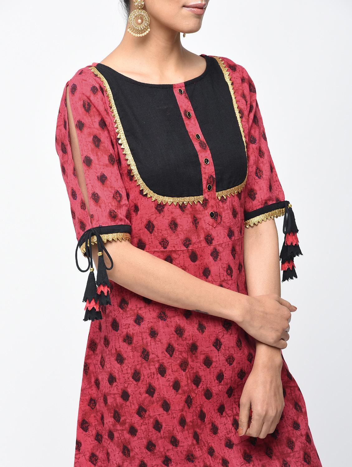 women's a-line kurta - 15858449 - Standard Image - 3