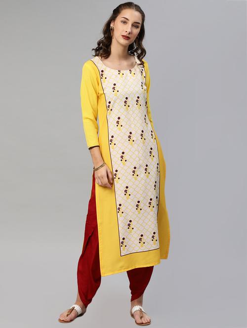 straight printed kurta - 15858941 - Very Small Image - 1