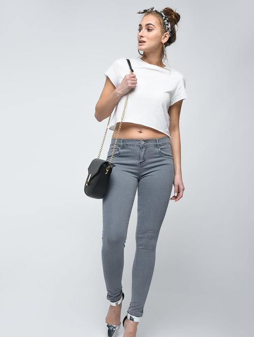 mid waist skinny jeans - 15859316 - Very Small Image - 1