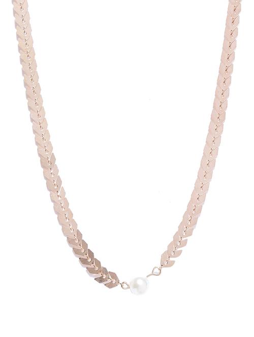 gold plated short necklace - 15860459 - Very Small Image - 1