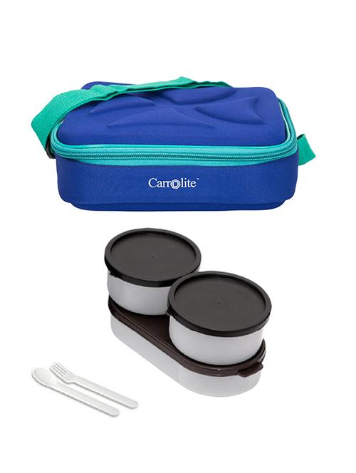 andy blue black colour lunchbox plastic - 15861669 - Very Small Image - 1