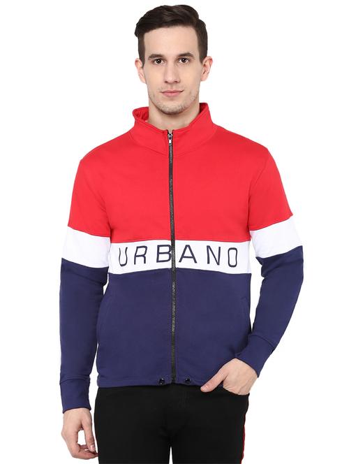 multi color block cut & sew casual jacket  - 15862117 - Very Small Image - 1