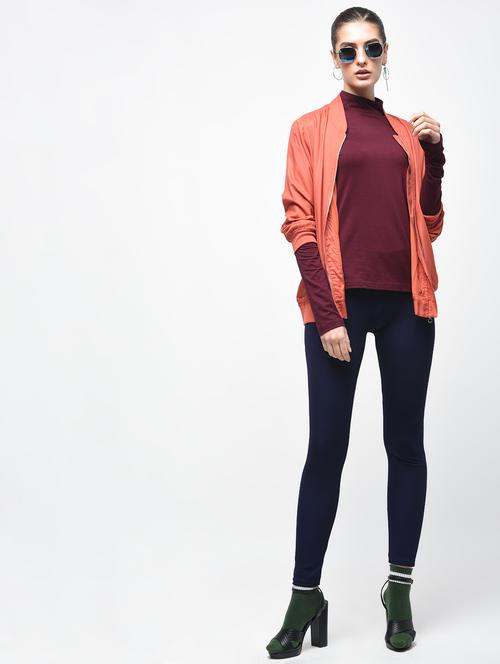 high rise ankle length jegging - 15863103 - Very Small Image - 1