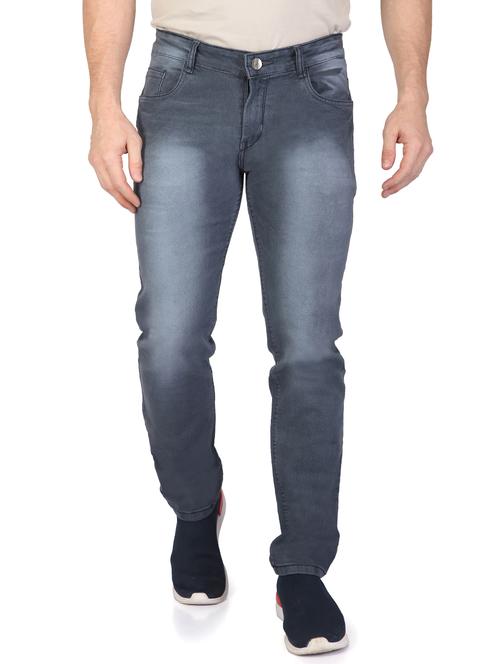 grey denim washed jeans - 15863337 - Very Small Image - 1