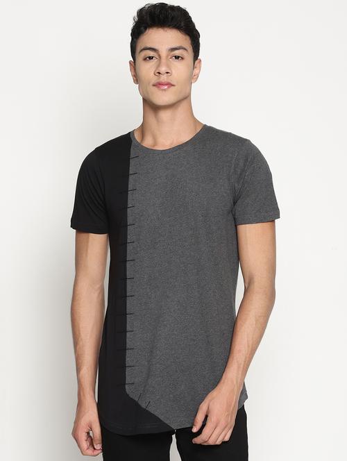 grey cut & sew t-shirt - 15865157 - Very Small Image - 1