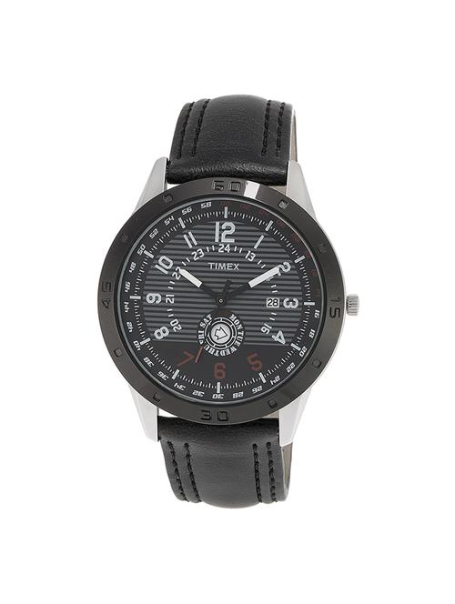 leather strap analog watch (ti000u90200) - 15869761 - Very Small Image - 1