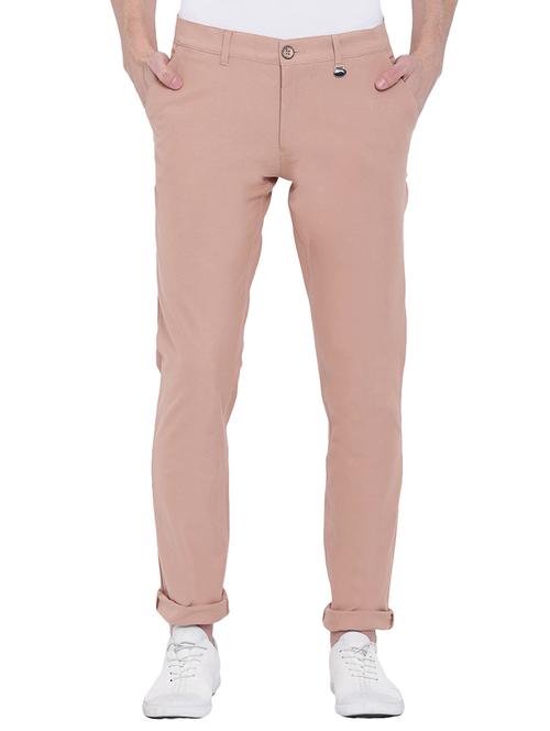 pink cotton chinos - 15871113 - Very Small Image - 1