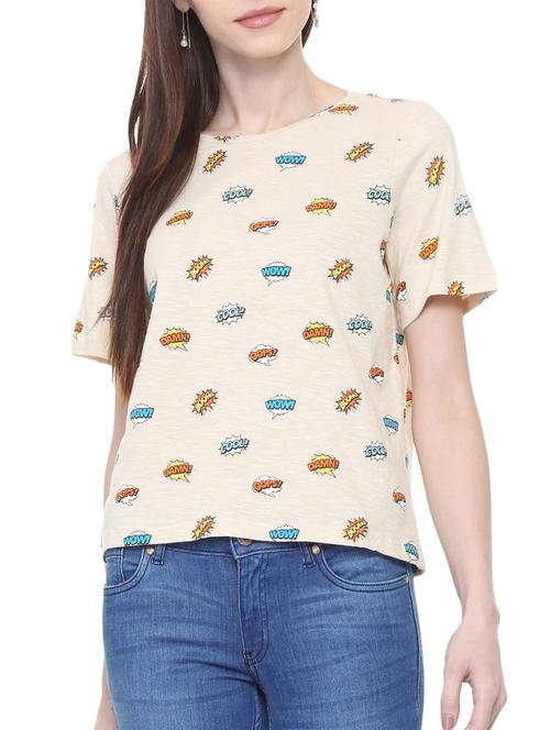 quirky print tee - 15873927 - Very Small Image - 1