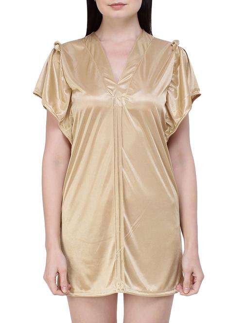 v-neck pintuck detail nighty - 15876975 - Very Small Image - 1