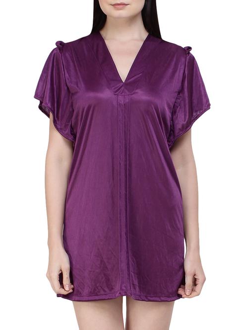 v-neck pintuck detail nighty - 15877420 - Very Small Image - 1