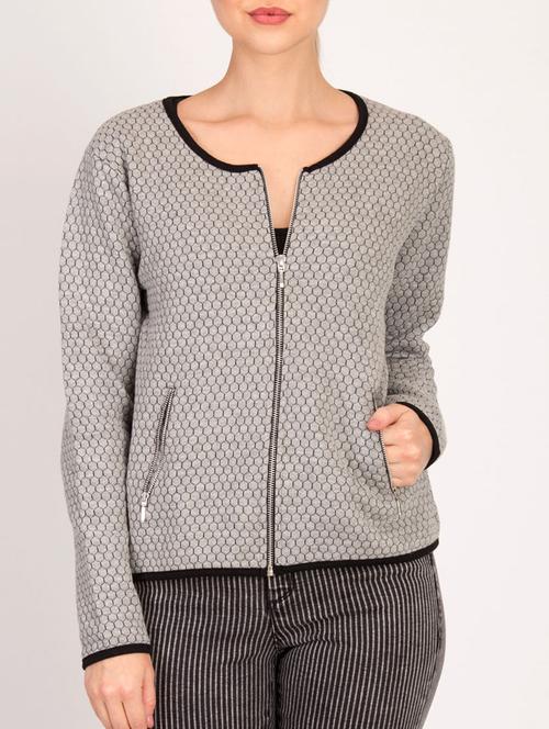 honeycomb pattern jacket - 15878571 - Very Small Image - 1