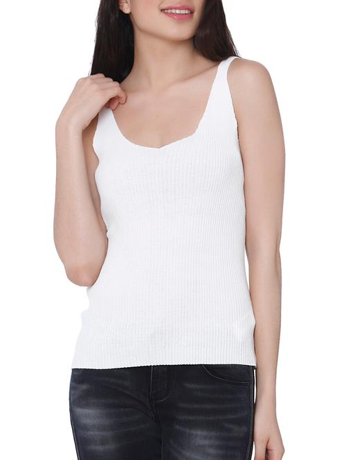 ribbed scoop neck tank top - 15878956 - Very Small Image - 1