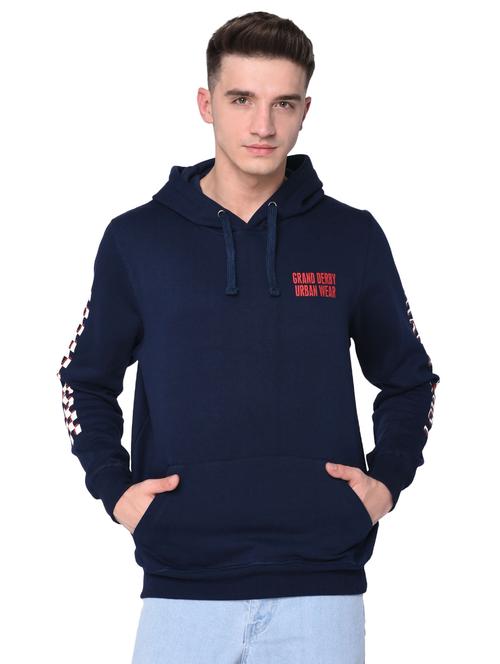 navy blue fleece sweatshirt - 15881047 - Very Small Image - 1