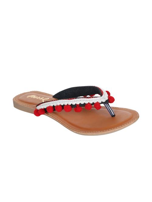 red  toe separator flat - 15881103 - Very Small Image - 1