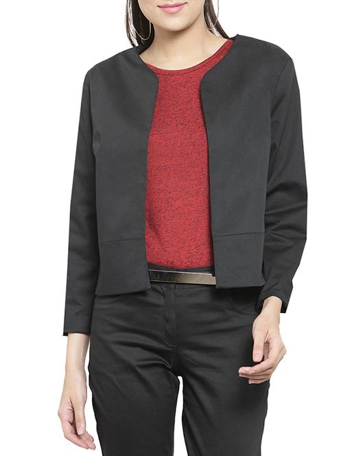 black solid blazer - 15882199 - Very Small Image - 1