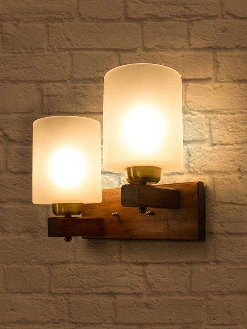 polo wooden double wall lamp sconce - 15882669 - Very Small Image - 1