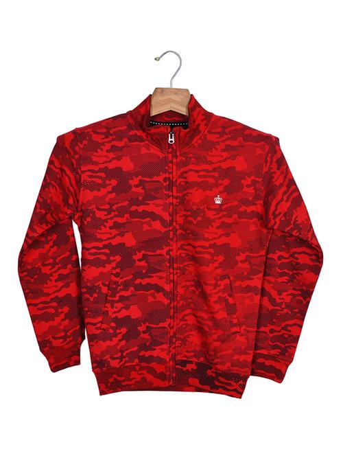 red cotton sweatshirt - 15884895 - Very Small Image - 1