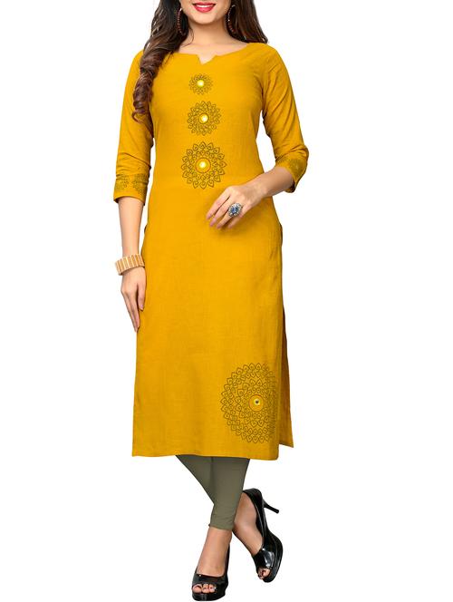 women's straight kurta - 15887462 - Very Small Image - 1