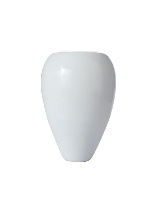 anasa décor decorative white glass vase - 15888967 - Very Small Image - 1