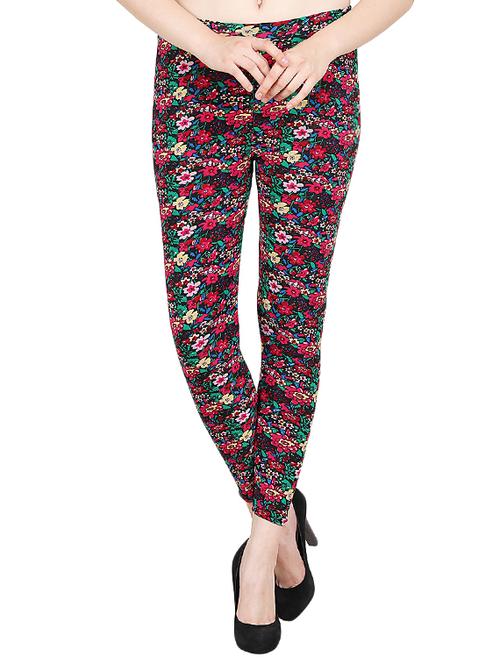 black floral jeggings - 15889828 - Very Small Image - 1