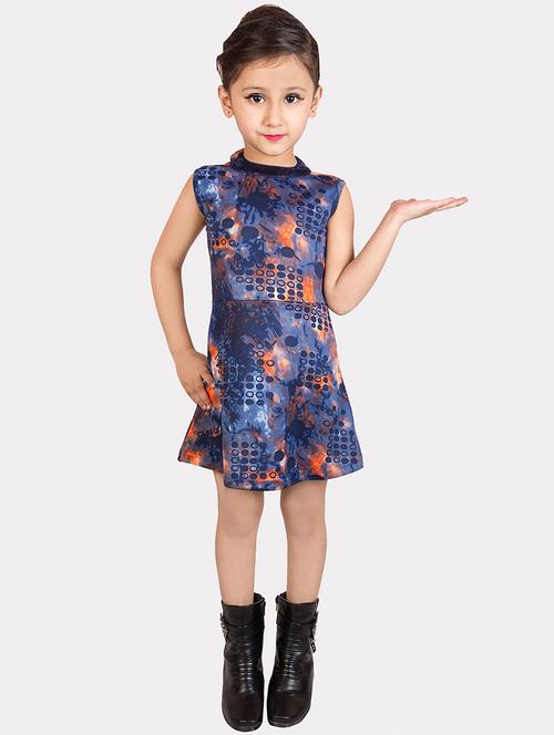 girls round neck sleeveless frock - 15893058 - Very Small Image - 1