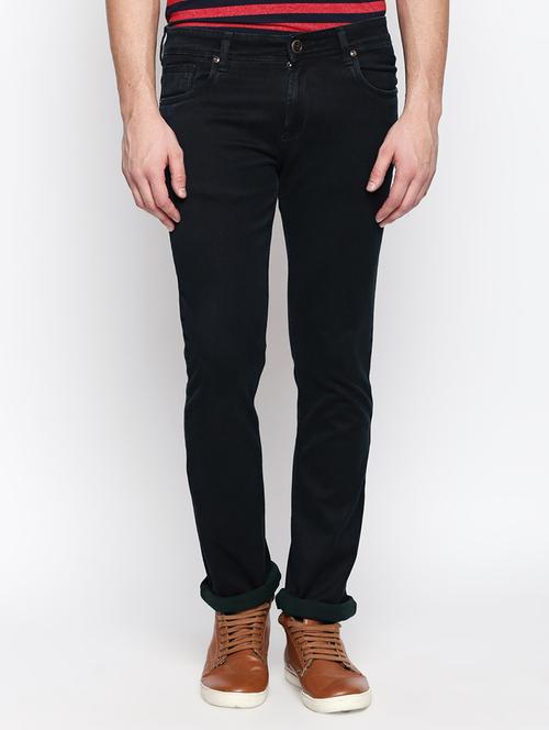 green cotton blend plain jeans - 15893212 - Very Small Image - 1