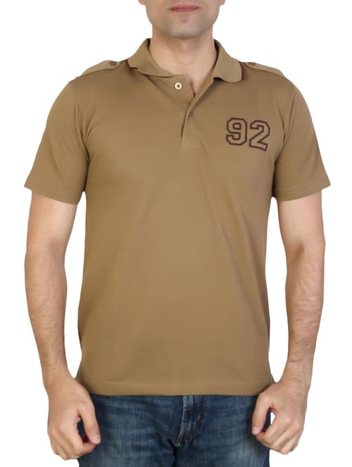 polo neck cotton blend polo t-shirt - 15893879 - Very Small Image - 1