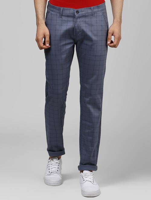 blue cotton chinos - 15901359 - Very Small Image - 1
