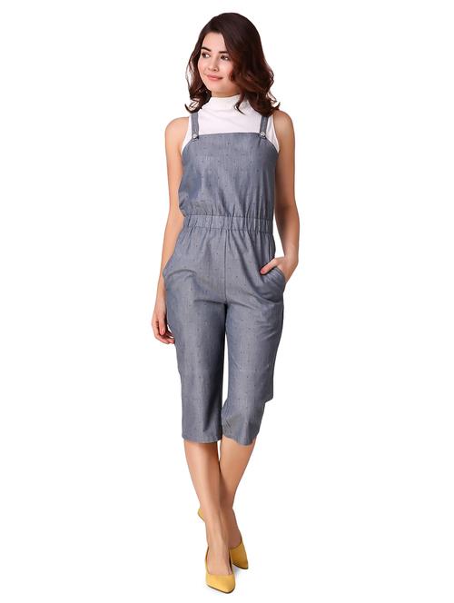 elasticated waist 3/4 jumpsuit - 15901624 - Very Small Image - 1