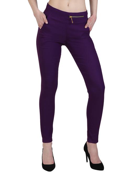 zipper detail mid waist jegging - 15902358 - Very Small Image - 1