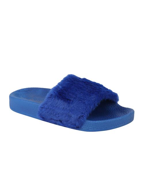 navy slip on slides - 15902791 - Very Small Image - 1