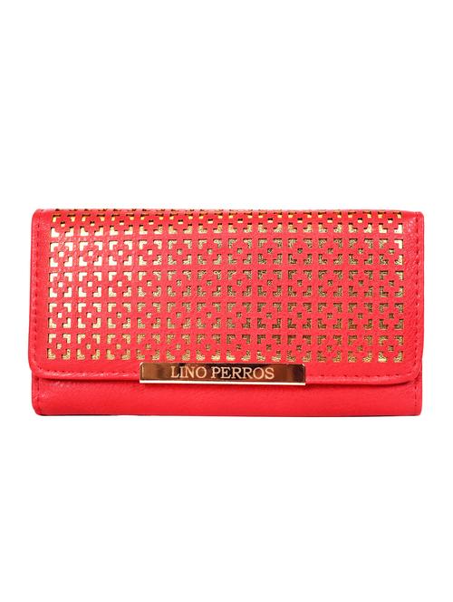 red leatherette (pu) regular purse - 15904905 - Very Small Image - 1