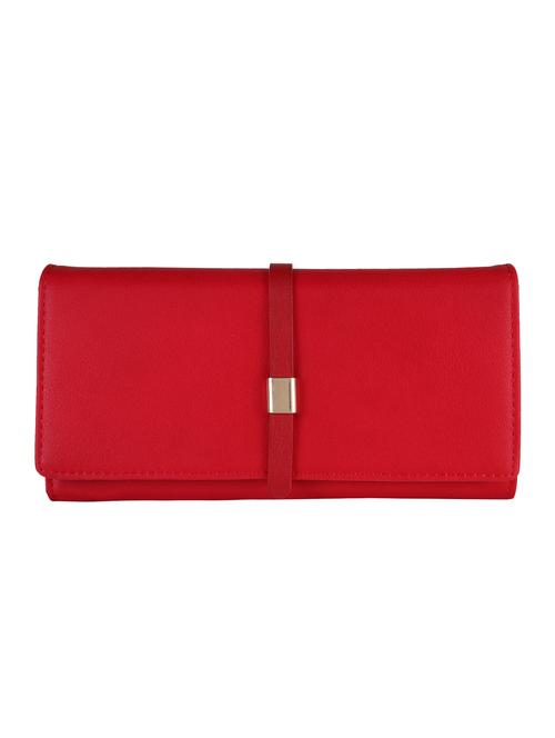 red leatherette (pu) regular purse - 15904944 - Very Small Image - 1