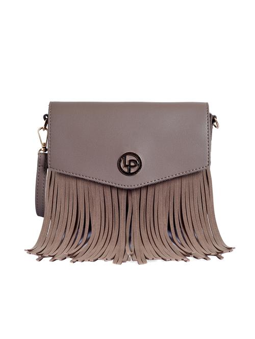 brown leatherette (pu) sling bag - 15905337 - Very Small Image - 1