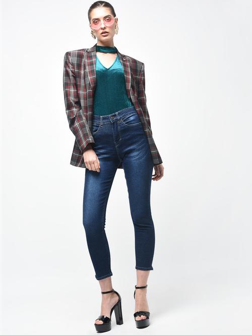 high waist stone washed jeans - 15907406 - Very Small Image - 1