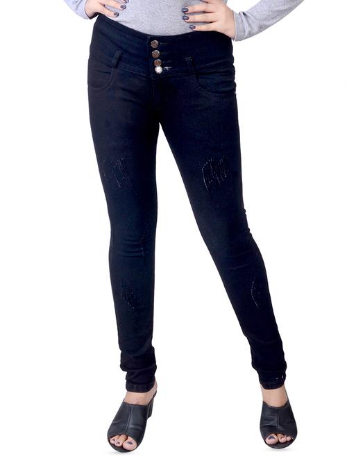 high rise stone washed jeans - 15908672 - Very Small Image - 1