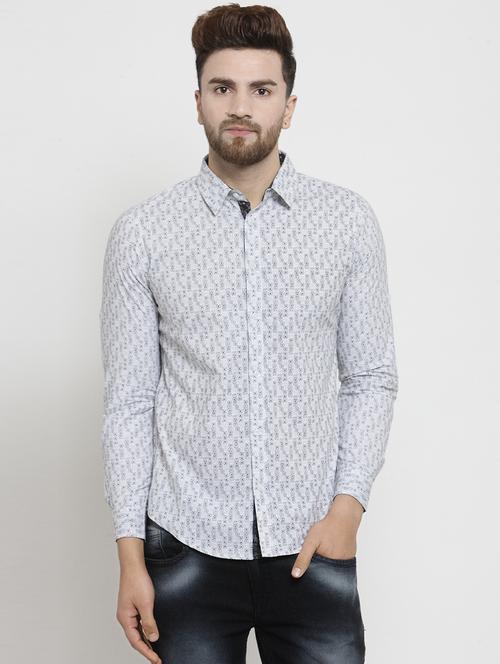 mens printed casual shirt - 15912422 - Very Small Image - 1