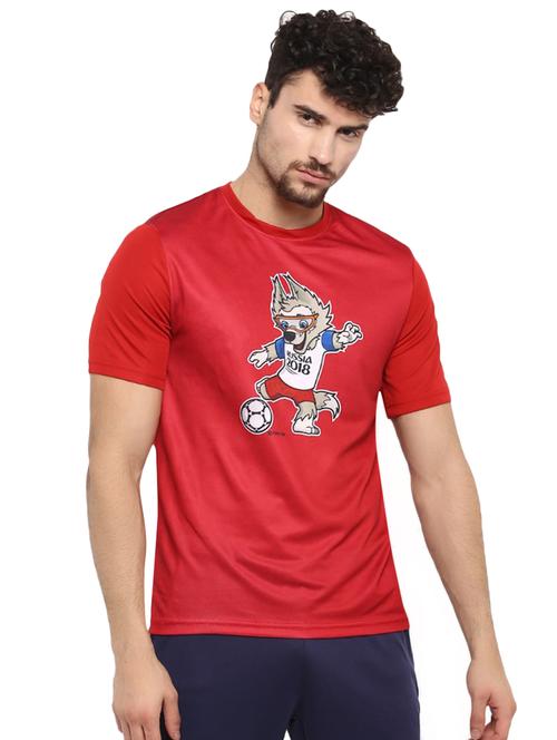 red polyester tshirt - 15913096 - Very Small Image - 1