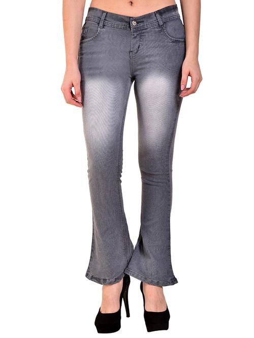 stone washed boot cut jeans - 15915430 - Very Small Image - 1