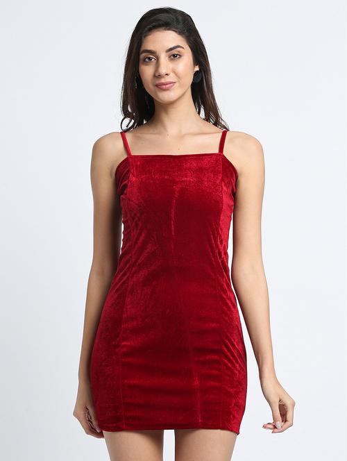 women's bodycon solid dress - 15915823 - Very Small Image - 1